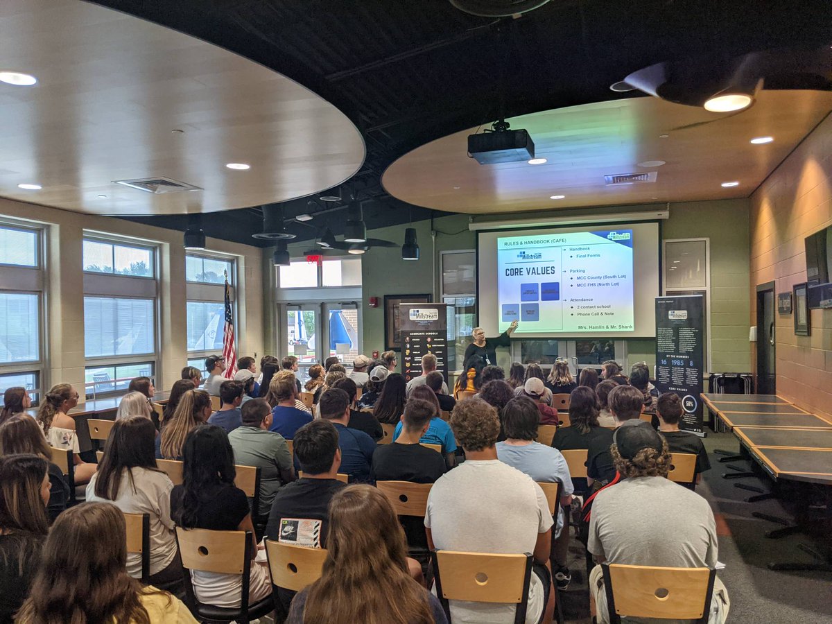 MillstreamCC's tweet image. Today our students participated in @MillstreamCC boot camp day 1. Students got acclimated to the building as they created connections. Look forward to developing deeper relationships Thursday and Friday #corevalue1 #createconnections