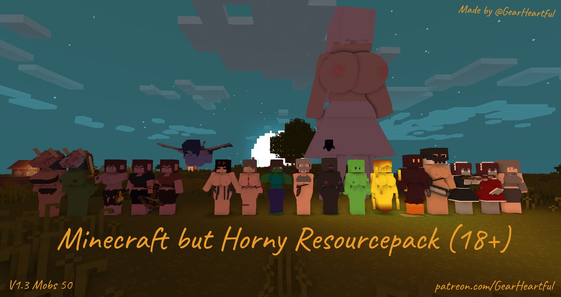 Minecraft but Horny Resourcepack (18+ Pack)  mobs 50 - Adult Gaming -  LoversLab