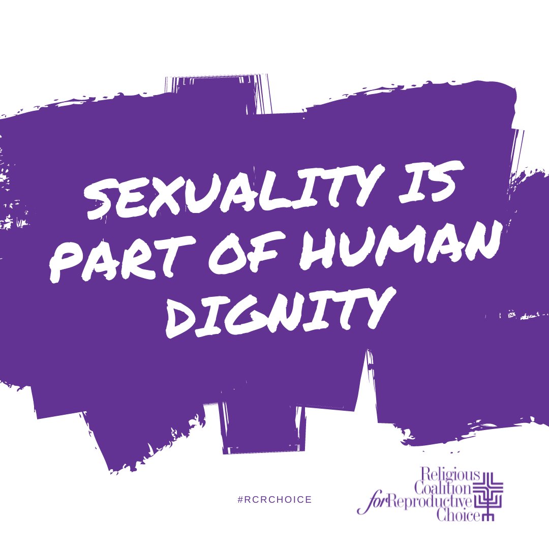 RCRChoice's tweet photo. We view sex and sexuality as a normal part of human development, a part of an individual’s well-being and as an element of human relationships which deserves respect, honesty and compassion.

#rcrchoice #profamily #profaith #prochoice https://t.co/36inhW6YRO