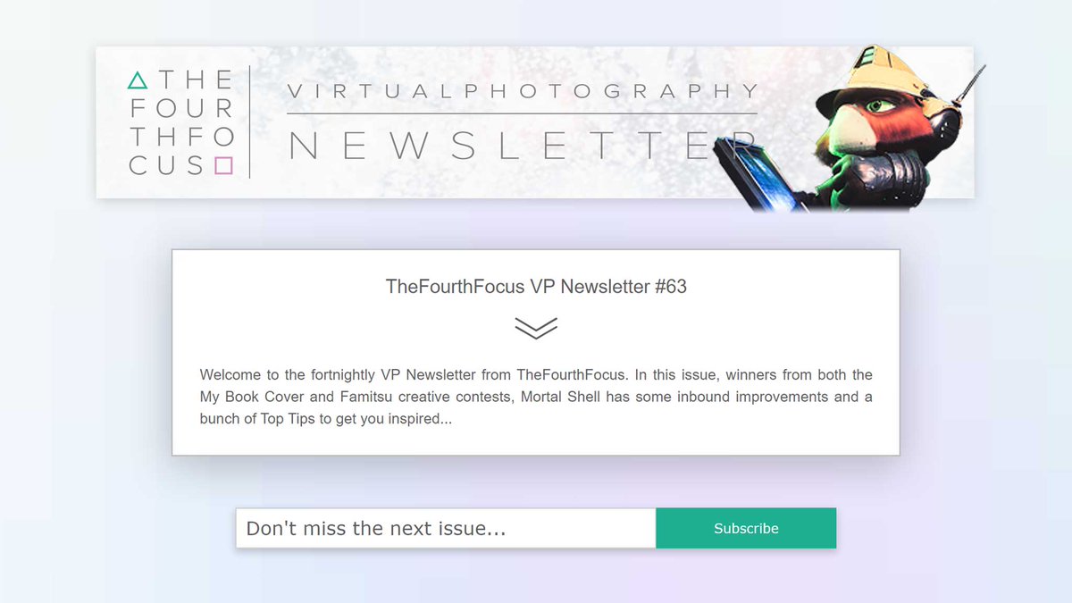TheFourthFocus's tweet photo. // #VPNewsletter #63: Out Now📬
Click the link below to subscribe or view online... https://t.co/WRfZGTgLu7