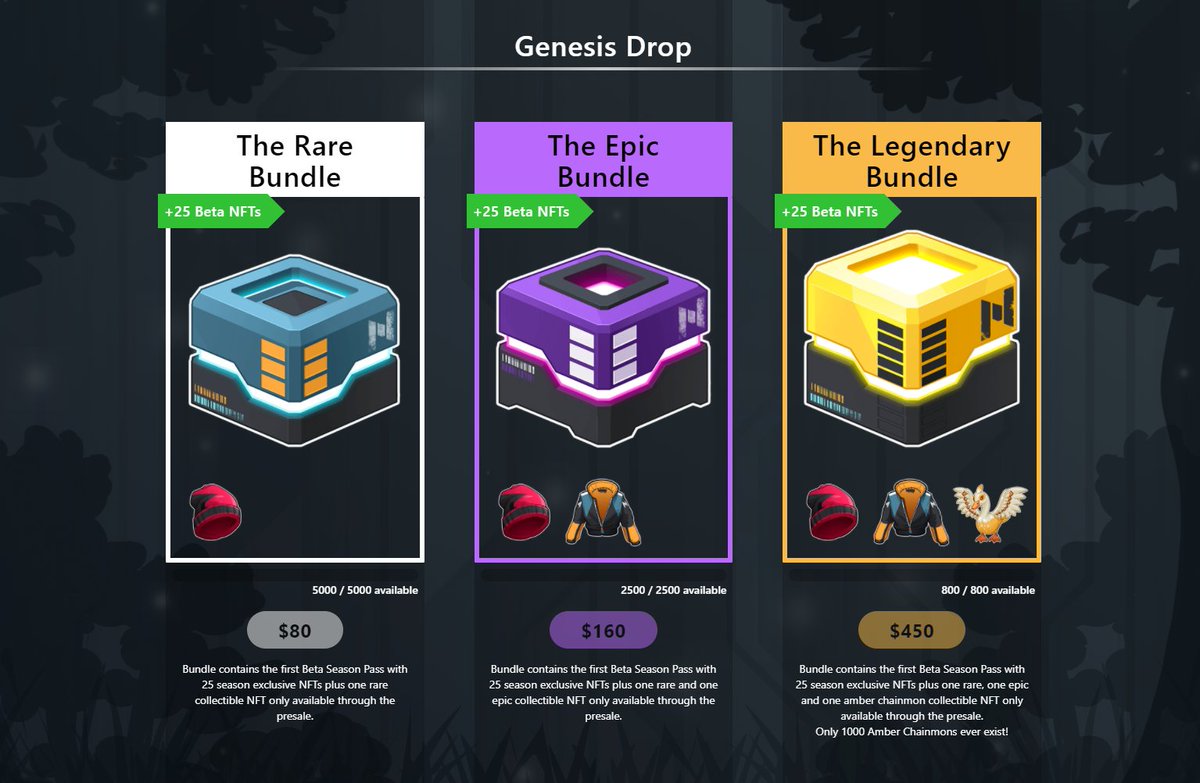 ChainMonsters's tweet photo. Alpha-6 is now available and features a beautiful 3D world. Plus breaking news about our first official Genesis NFT Drop!
 https://t.co/VHmmTkcx42 https://t.co/wXeQQ68jwo