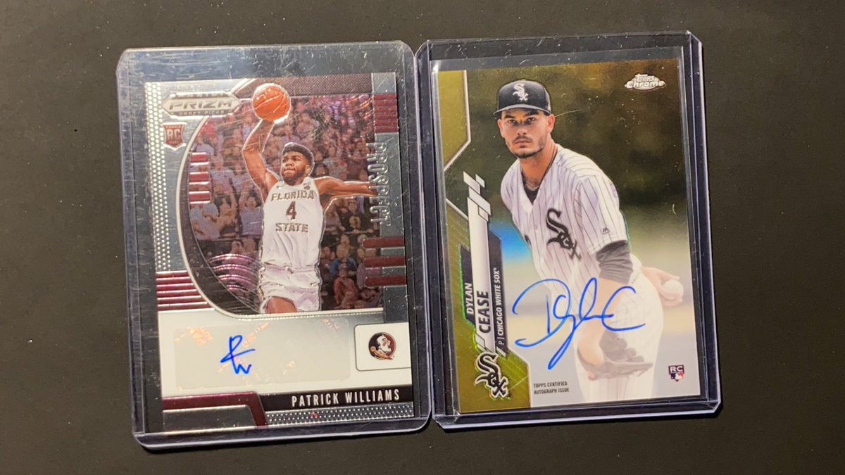 My first Pat Williams auto just came in that I ordered on ebay and <a href="/MDRANSOM1/">Ransom Cards</a> hooked me up with a great deal on the Dylan Cease gold wave /50 auto! Thank you! And also thanks to <a href="/CollectTheCards/">ChiSoxCollector</a> for running that awesome white sox sales thread!