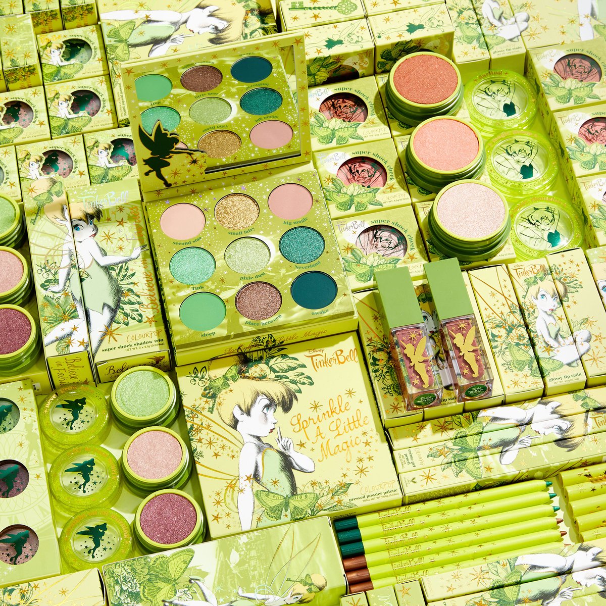 ⭐️🧚‍♀️ #GIVEAWAY ⭐️🧚‍♀️

✨🧚‍♀ 5 lucky winners will receive the Disney Tinker Bell and ColourPop Collection &amp; $100 colourpop.com e-gift card! 

🚨How To Enter:
💫 Follow <a href="/ColourPopCo/">ColourPop Cosmetics</a>
💫 Like &amp; RT
✨Bonus entry: reply w/ ✨✨✨