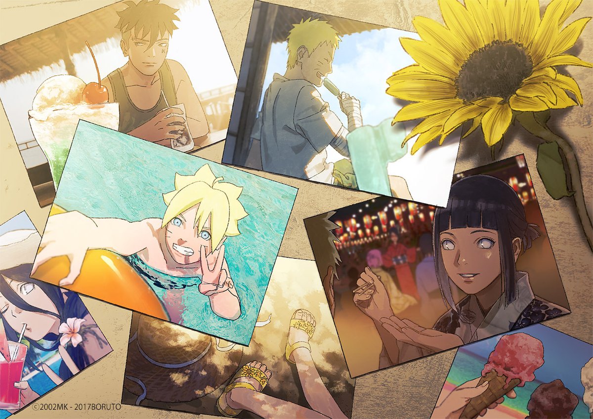 Uzumaki Family Summer Vacation☀️🏖  #BORUTO