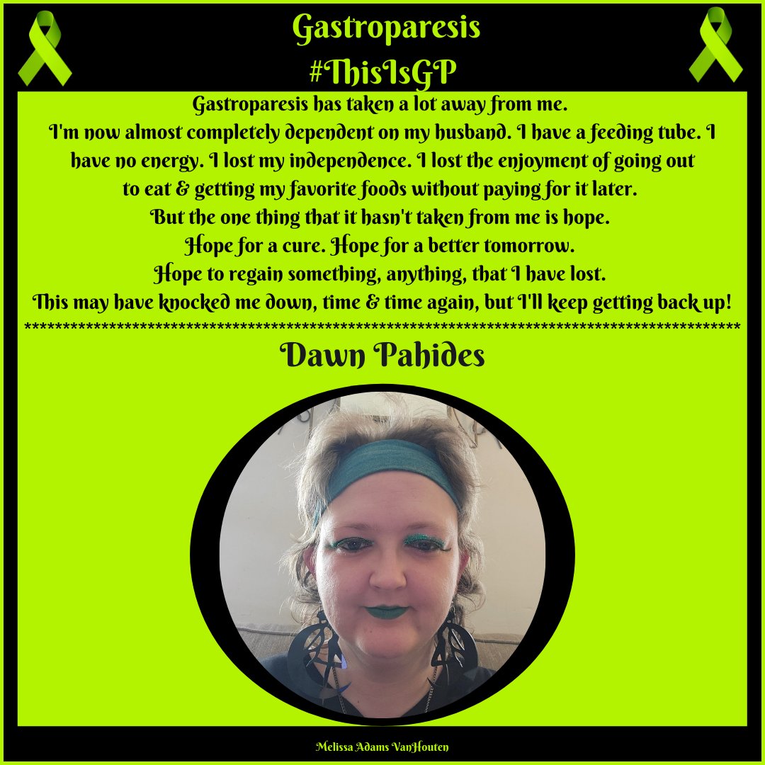 melissarvh's tweet photo. #ThisIsGP #Gastroparesis #CureGP https://t.co/ZIewfr4UgC
