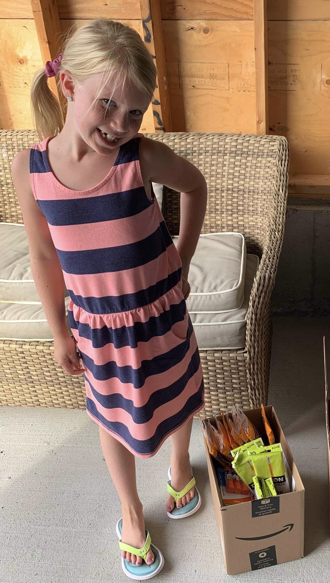 As we gear up for our next “Pop - Up Back to School Shop” this Friday, we want to say thank you to PSP for their continued support of our organization! They are a wonderfully caring group out there and have one stinking cute delivery gal! #smalltownbigheart