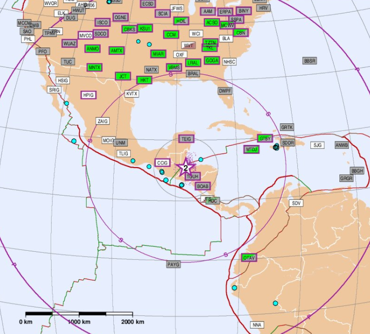 Se registró sismo de magnitud preliminar 5.5 con epicentro cercano a San Pedro Sula, Honduras.

Se reportan percepciones moderadas a fuertes.
Posibles daños cerca del epicentro.