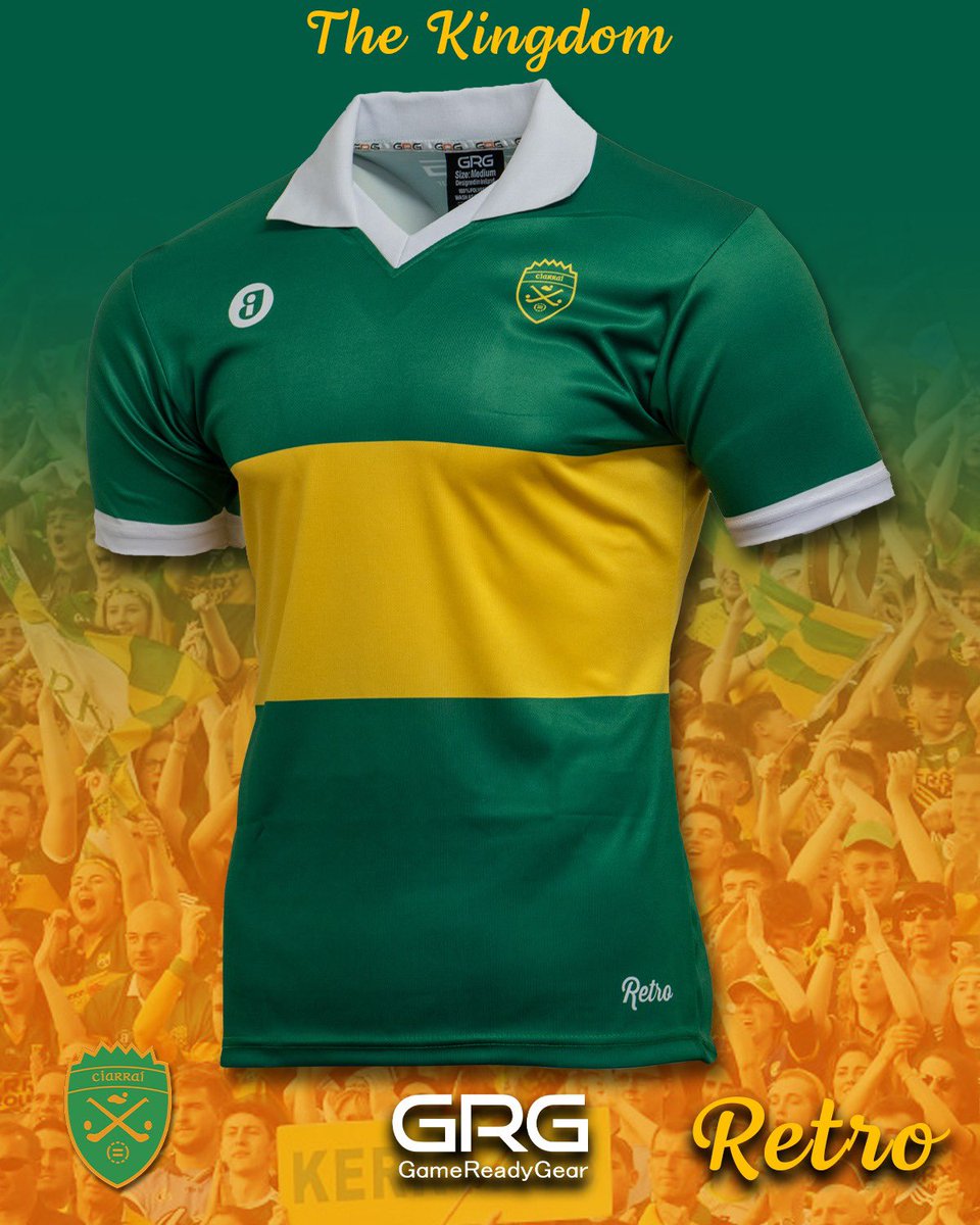 🏐📸 Delighted to have ex Kerry stars Barry John Keane and Darran O’Sullivan wearing our NEW GRG Retro Kerry Jersey!

Be ready for the exciting weekend of football ahead 🟢🟡⚪️🔴

grg-sports.com/product-page/k…

Thanks lads @bjkeaneee  @Darransull86 🙏🏻

#grgsports #kerrygaa #retrogaa