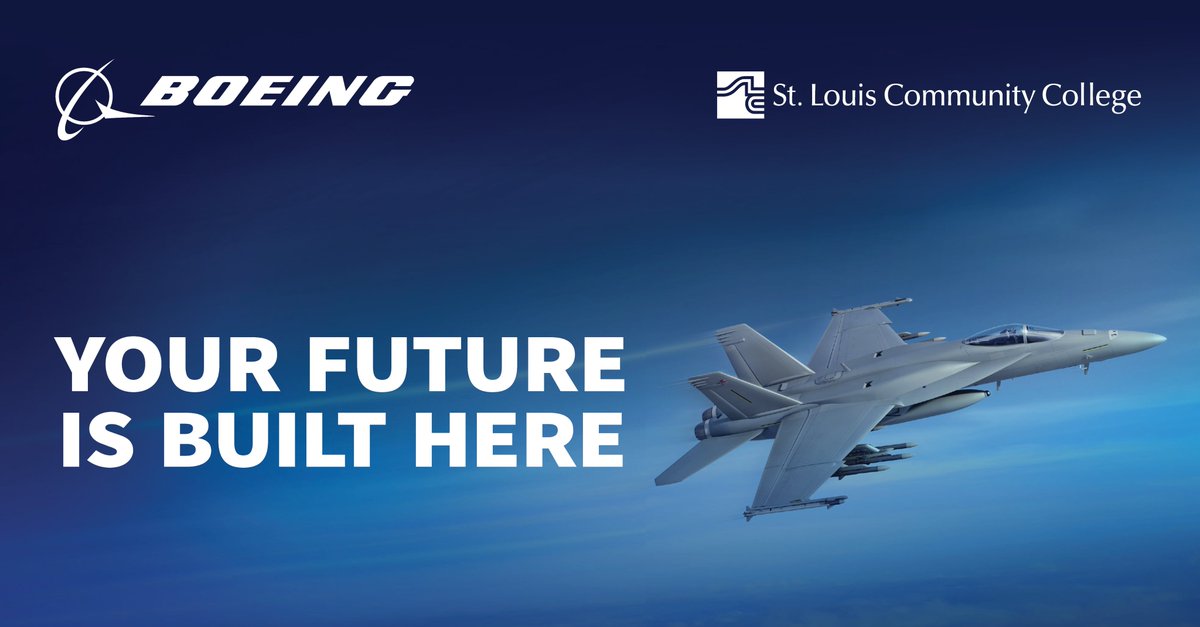 STLCCworkforce's tweet image. Looking for a career in manufacturing?
Boeing offers an assembly training program in partnership with St. Louis Community College and is now taking applications for 2021! This is a FREE, 5-week training program with day and night classes available.
Visit: stlcc.edu/boeing