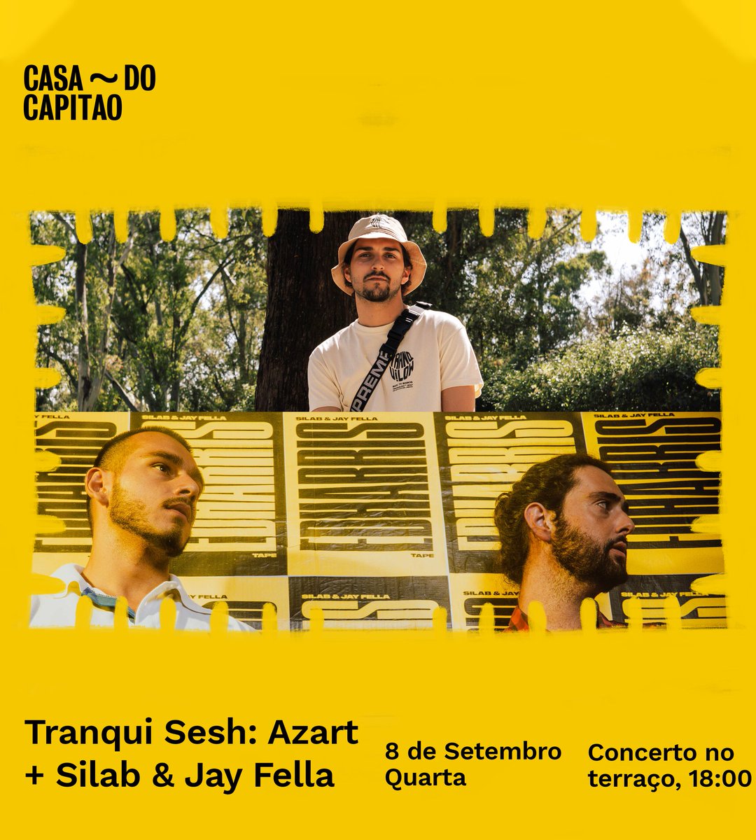 Tranqui_low's tweet photo. A 1ª Tranqui Sesh já tem data marcada, dia 8 de Setembro na Casa do Capitão a partir das 18h 🌴

Bilhetes aqui: https://t.co/zDXJeyafsn https://t.co/oxwKRbkayg