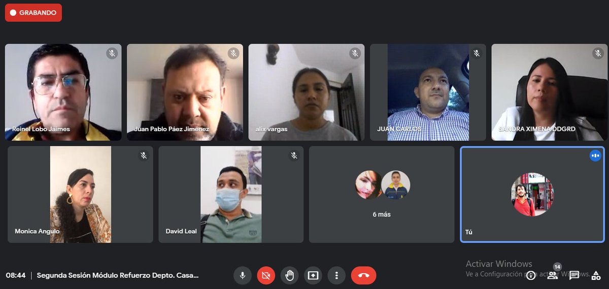 #FortaleciendoTerritorios| <a href="/UNGRD/">UNGRD🇨🇴</a> hace presencia mediante conexión virtual en el depto. de #Casanare y adelanta Asistencia Técnica a las entidades territoriales impartiendo el módulo de generalidades de Gestión del Riesgo de Desastres con énfasis en proyectos de inversión.