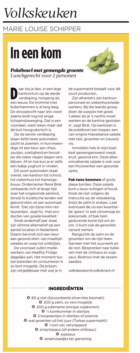 De strooptocht naar iets eetbaars, door <a href="/marielouissch/">Marie Louise Schipper</a> #pokebowl #healthyfridge #alsjejetrommelvergetenbent