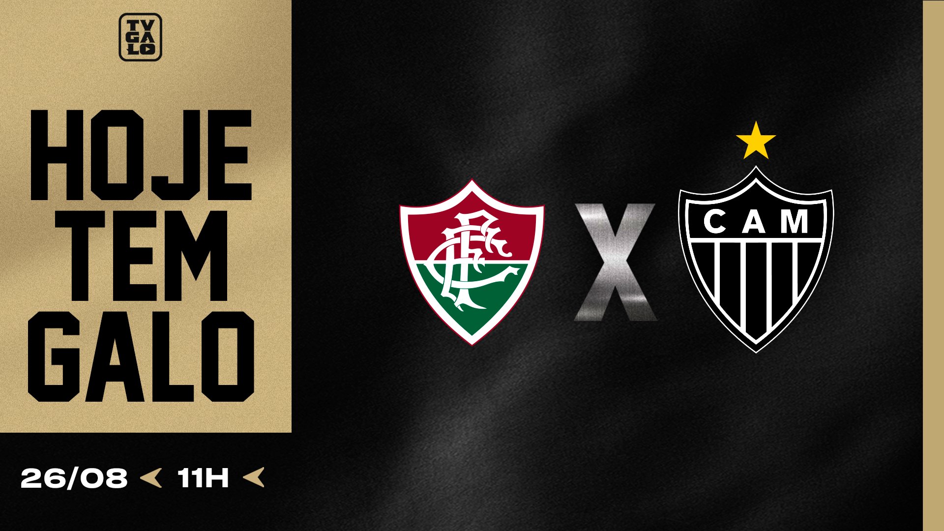 Clube Atlético Mineiro - Hoje tem Atlético x Fluminense, pela 5ª