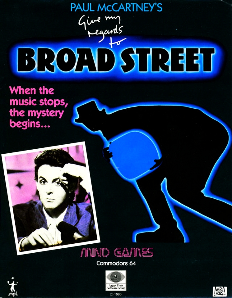 Paul McCartney's Give My Regards to Broad Street / Commodore 64 / Mind Games / 1985