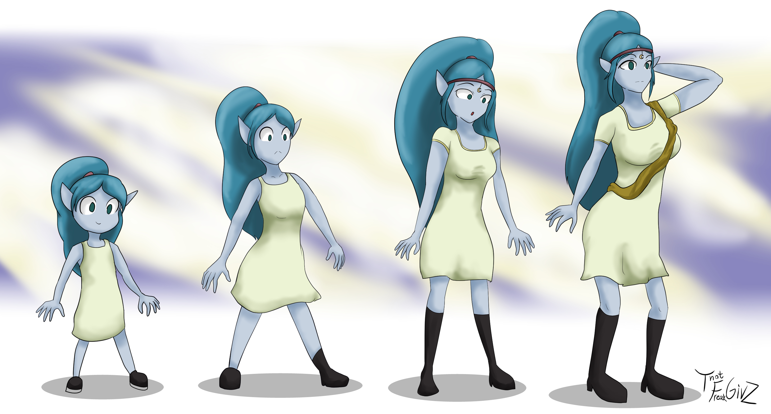 Age progression transformation stories