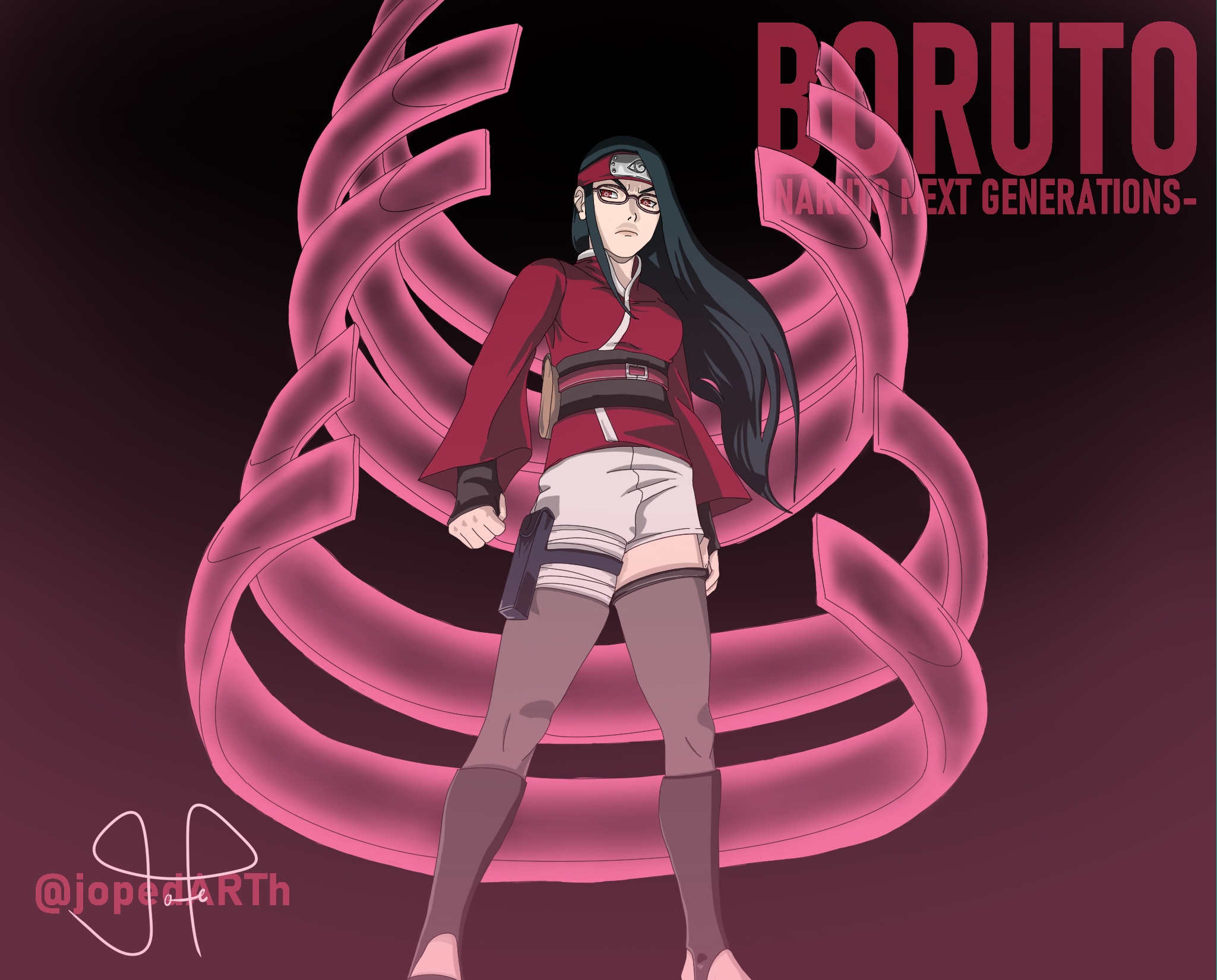 Nue Manifesting Sumire Rt Jopedarth Sarada Pos Timeskip Drawing Draw Art Boruto Sarada Susanoo Mangekyou Sharingan Anime Manga Timeskip Borutoshippu Twitter