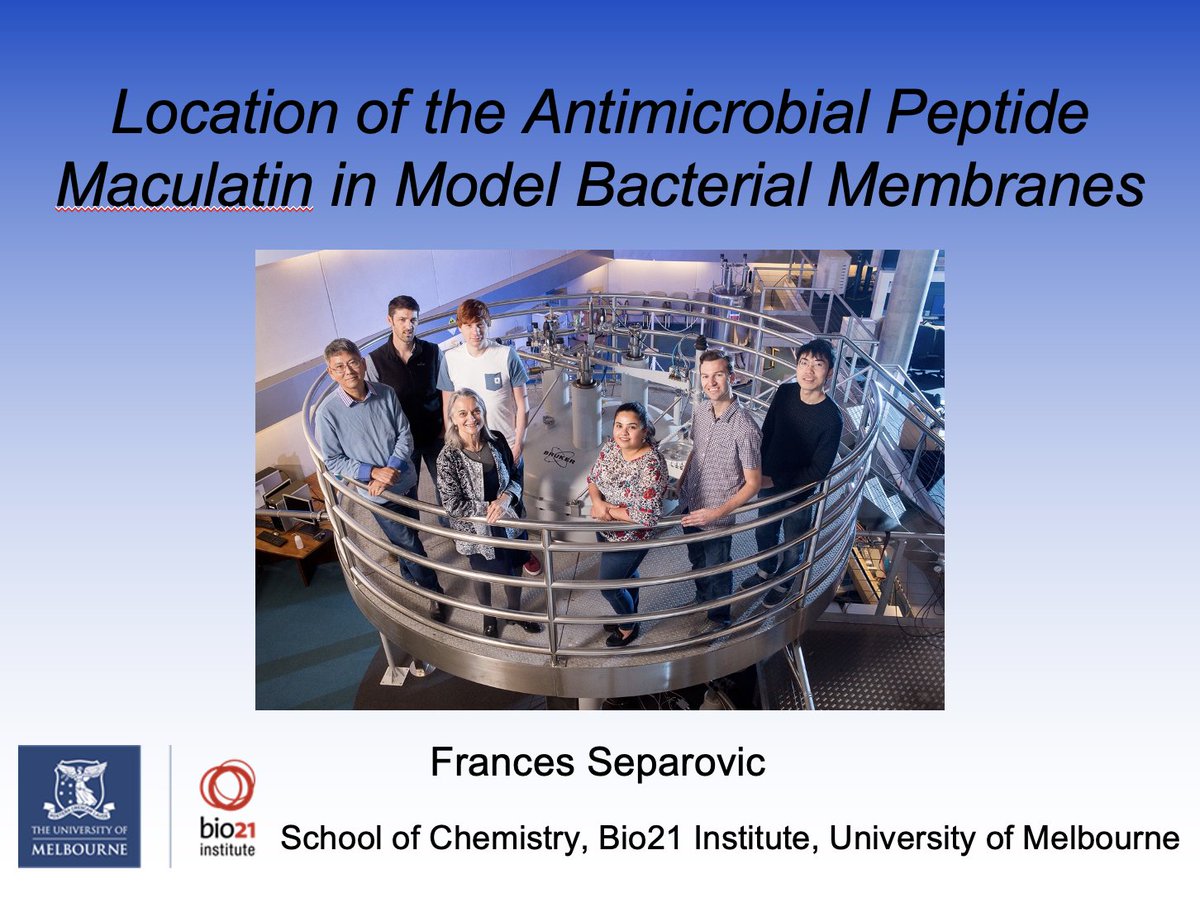 Professor Frances Separovic (@francesbiophys) on Twitter photo Due to COVID-19, <a href="/2021Ismar/">ISMAR 2021</a> has been a virtual conference: it's been fun learning about the great #nmr & #ESR work from researchers around the globe. Gave my talk on #peptides yesterday! Due to COVID-19, <a href="/2021Ismar/">ISMAR 2021</a> has been a virtual conference: it's been fun learning about the great #nmr & #ESR work from researchers around the globe. Gave my talk on #peptides yesterday!