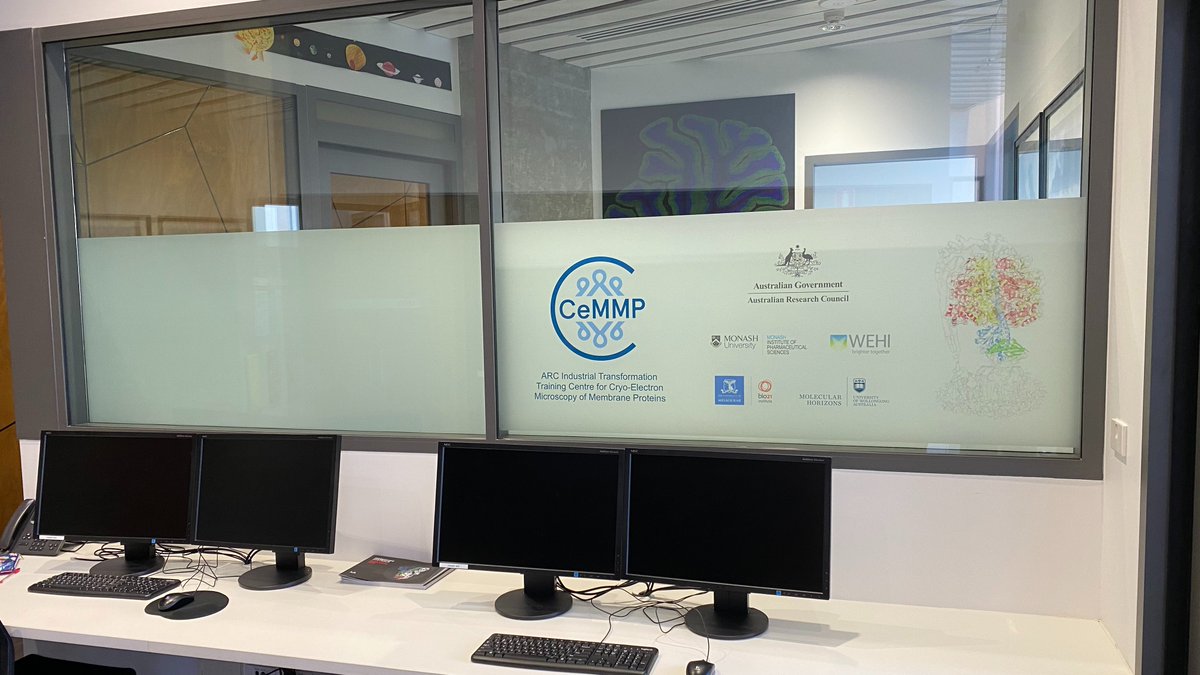 ARC CCeMMP (@ccemmp) on Twitter photo New Centre signage has just gone up at our <a href="/MolHorizons/">Molecular Horizons @ UOW</a> Node! Looking amazing 👏🔥
<a href="/arc_gov_au/">Australian Research Council</a> <a href="/UOW/">UOW</a> <a href="/UOWcryoEM/">Molecular Horizons Cryo-EM</a> <a href="/ihmri/">Illawarra Health and Medical Research Institute</a> <a href="/MIPS_Australia/">Monash Institute of Pharmaceutical Sciences</a> <a href="/Bio21Institute/">Bio21 Institute</a> <a href="/UniMelb/">University of Melbourne</a> <a href="/WEHI_research/">WEHI (Walter and Eliza Hall Institute)</a>
#CryoEM #membraneproteins #trainingcentre New Centre signage has just gone up at our <a href="/MolHorizons/">Molecular Horizons @ UOW</a> Node! Looking amazing 👏🔥
<a href="/arc_gov_au/">Australian Research Council</a> <a href="/UOW/">UOW</a> <a href="/UOWcryoEM/">Molecular Horizons Cryo-EM</a> <a href="/ihmri/">Illawarra Health and Medical Research Institute</a> <a href="/MIPS_Australia/">Monash Institute of Pharmaceutical Sciences</a> <a href="/Bio21Institute/">Bio21 Institute</a> <a href="/UniMelb/">University of Melbourne</a> <a href="/WEHI_research/">WEHI (Walter and Eliza Hall Institute)</a>
#CryoEM #membraneproteins #trainingcentre
