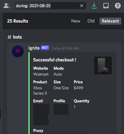 Nice day of walmart Bot: @lgnite Proxies: @LiveProxies @taroproxies @ProxyHeaven_ & @ProxiesPluto CG: @AstralAlertsIO