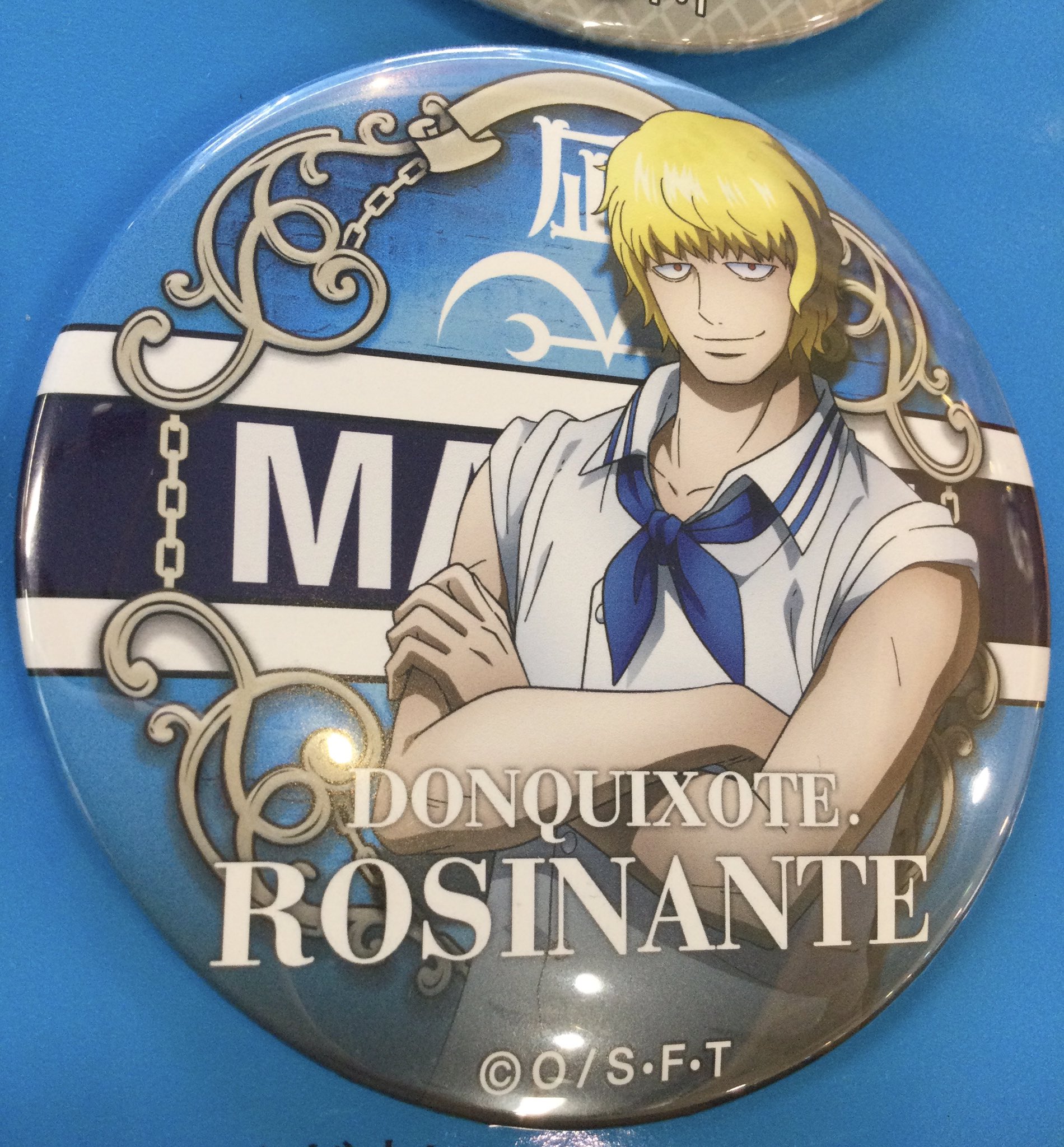 ONE PIECE ワンピース 輩缶バッジ MARINE ロシナンテ 2個
