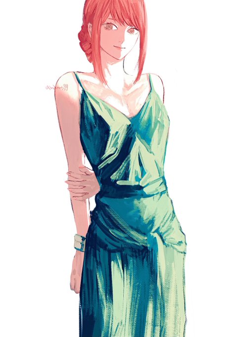 「bangs green dress」 illustration images(Popular)