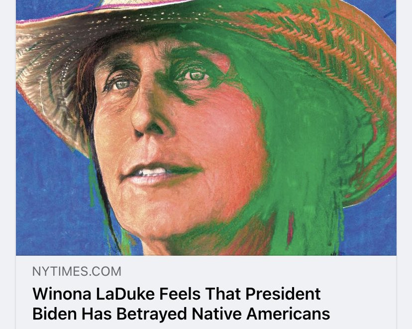 Inhumansoflate1's tweet image. Hasn’t he ? #NativeTwitter #StopLine3 #StopLine3Pipeline