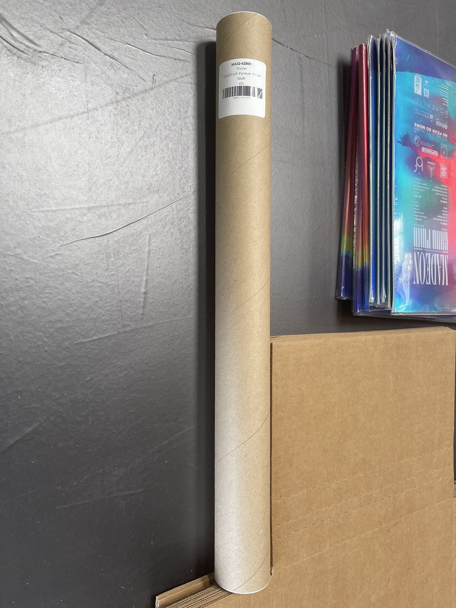 MadeonStore's tweet image. Good Faith Forever posters on the way! Shipped in cylindrical tubes.
If your order was shipped any other way you’ll be sent a replacement poster.
