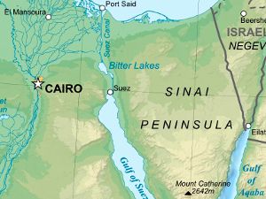 Суэцкий залив. Суэцкий канал и Синайский полуостров. Карта Африки Суэцкий канал на карте