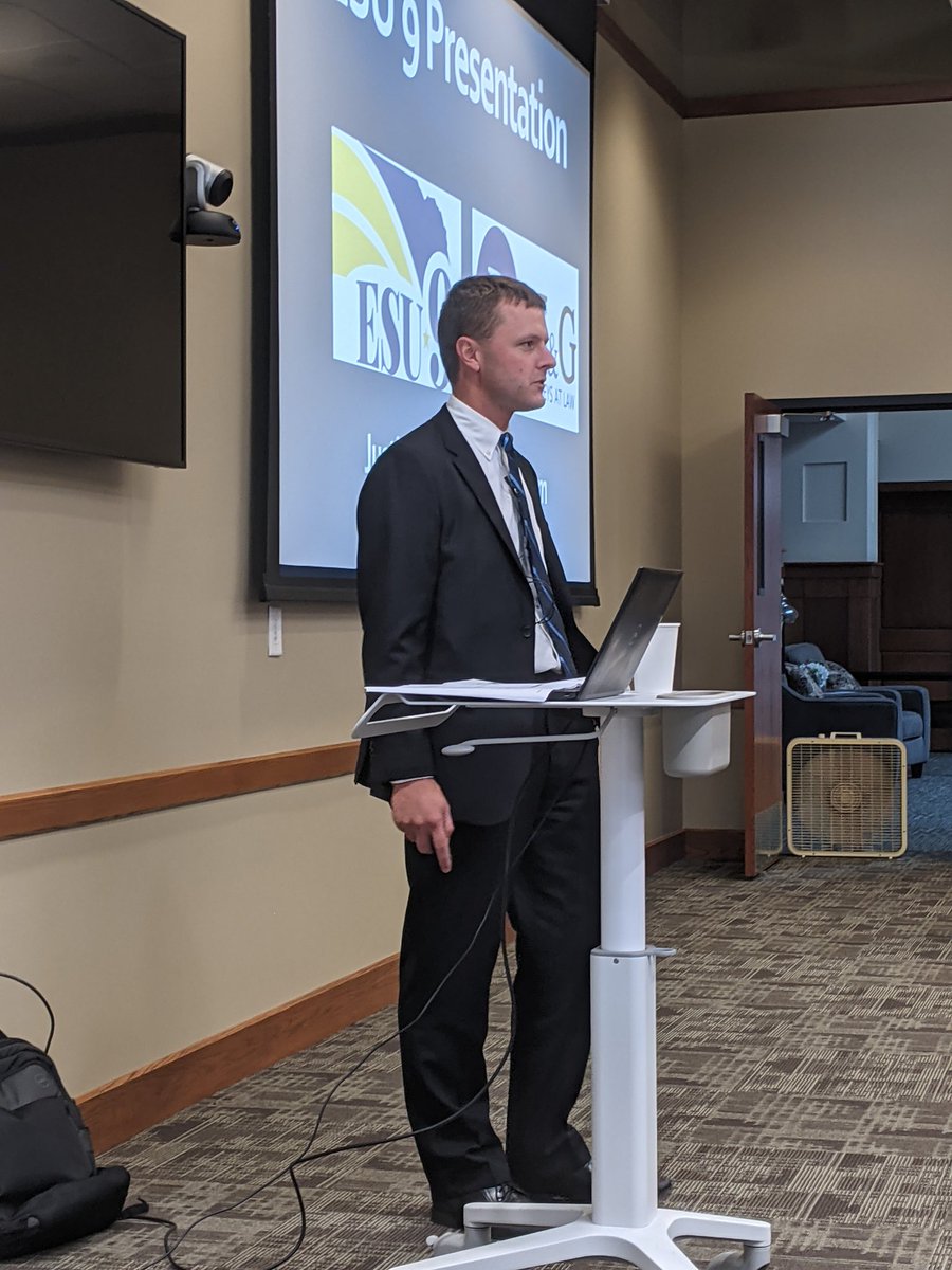 WaddleLaw's tweet photo. A big thanks to @JustinKnightNE for coming to Hastings and present to the ESU 9 schools about the role of your school board. https://t.co/8IJn011RGL