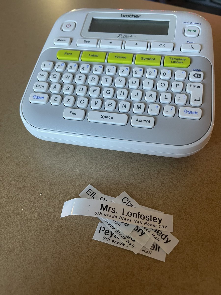 MCMS_Lenfestey's tweet photo. I told the kids I made the labels for THEM, but really, it was for me… #OverboardOrganizer #LoveMyLabelmaker https://t.co/jwJZqEeGPt