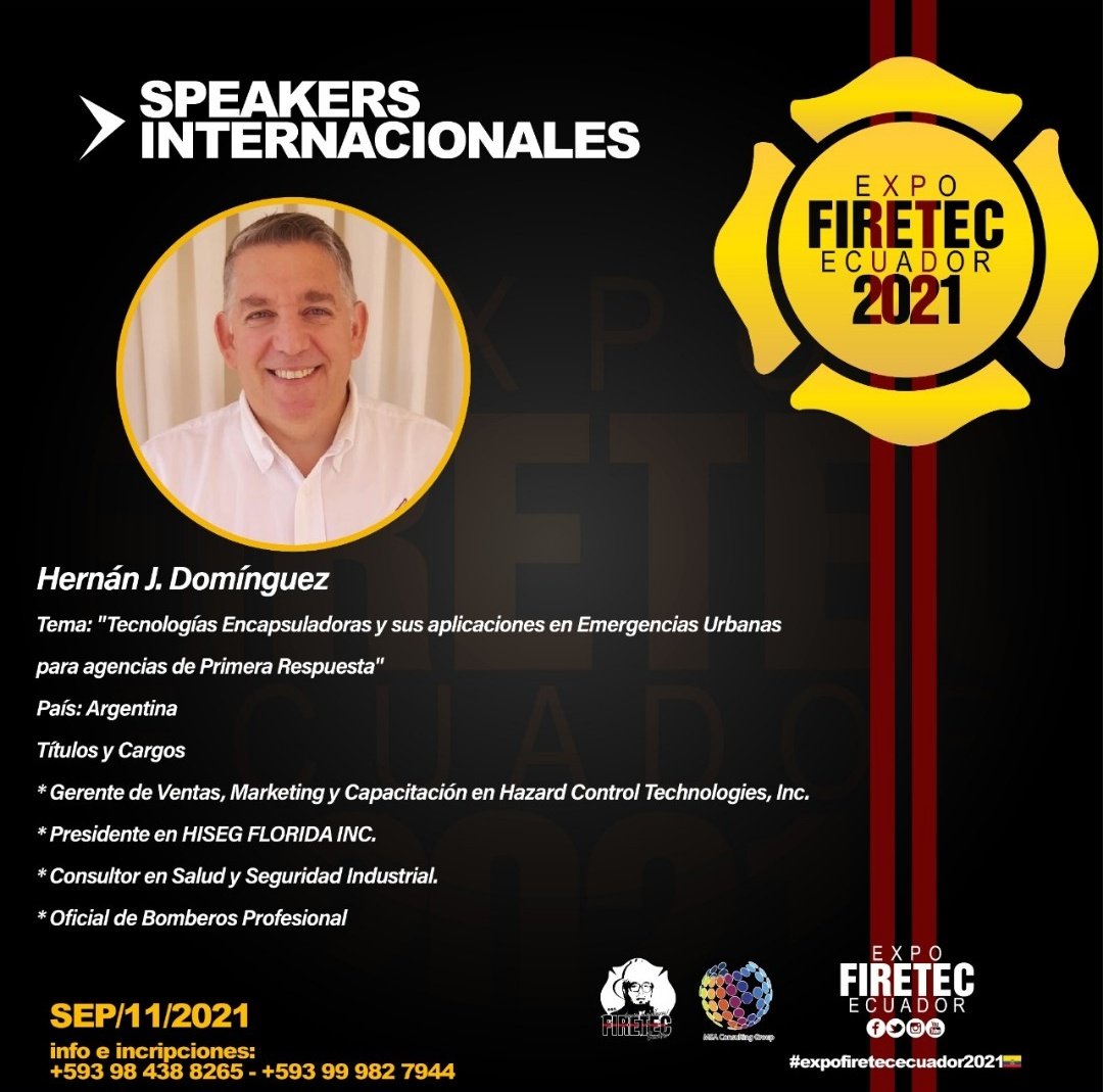 MSA_ConsultingG's tweet photo. 🚨🧯🔥 INVITACIÓN 🔥🧯🚨
#EXPOFIRETECECUADOR2021🇪🇨
Ciclo de Conferencias con Speakers Internacionales, les presento nuestro representante de #Argentina🇦����
Datos del Evento
🌎 *País:* Ecuador 
📆 *Fecha:* Sábado 11|09|2021
🕕 *Hora:* 18H00 🇪🇨
📡 *Transmisión:* On Line 
Le esperamos https://t.co/o1N0yKNqok