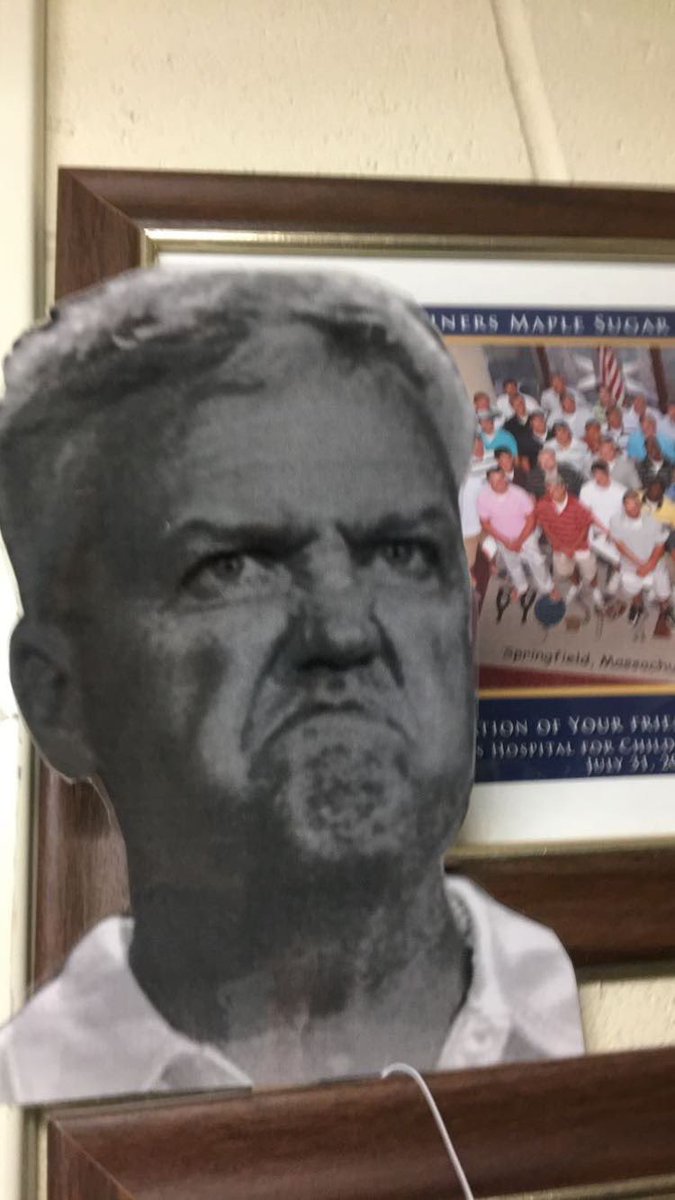 SBFBWolfpack's tweet image. Real football scrimmages begin this weekend in Vermont. Which is awesome!! I’m certainly old school. But this hangs in my office. When a player comes in and says how come your face looks like his, I can the explain why. #desire #successiswork #work #omalwayshappy