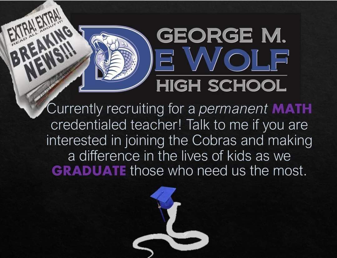 Spread the word cause we are looking for the best of the best to help our Cobras #riseup and #graduate! 🐍👩‍🎓👨‍🎓💙 <a href="/fresnounified/">Fresno Unified</a>