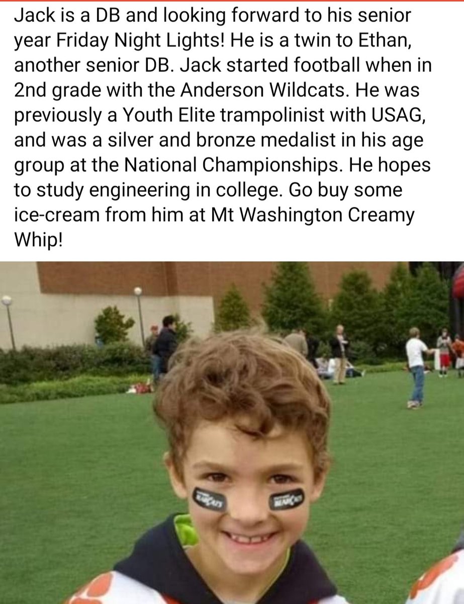 AHS_TDClub's tweet photo. Senior Spotlight: Jack Ledford @_AHS_Football @Jack__Ledford https://t.co/2IGyrO968q
