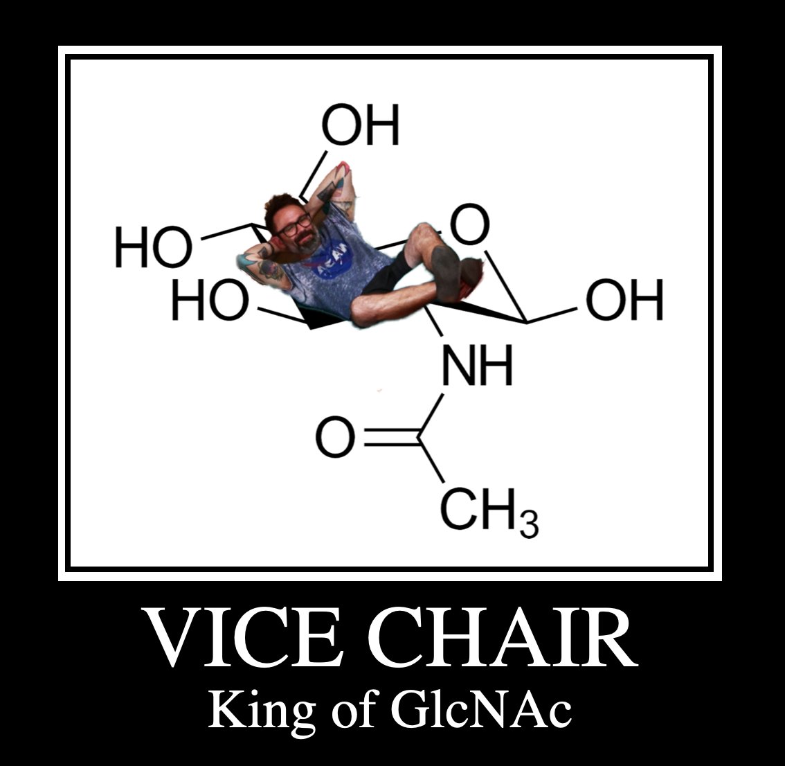 Congrats to our fearless leader <a href="/MattRPratt/">Matt Pratt</a> for receiving the 2021 Isbell award from #ACSCARB ... and for being <a href="/USCChemistry/">USC Chemistry</a>'s new vice chair. We're sorry we couldn't attend your talk so we made you a poster instead. #glycotime