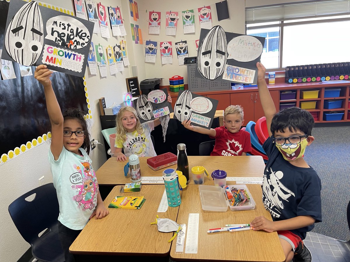 There is always room to grow and our mistakes help us learn. We love having a growth mindset in first grade!!🍎<a href="/allenelem/">Allen Elementary</a>