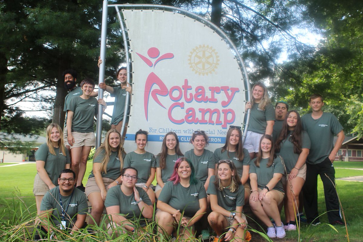 Spend your weekends at camp with us! We are looking for enthusiastic #RespiteCampCounselors to lead and aid our #RespiteWeekends. Apply today! bit.ly/3CBvYKB

#AkronRotaryCamp #SummerCamp