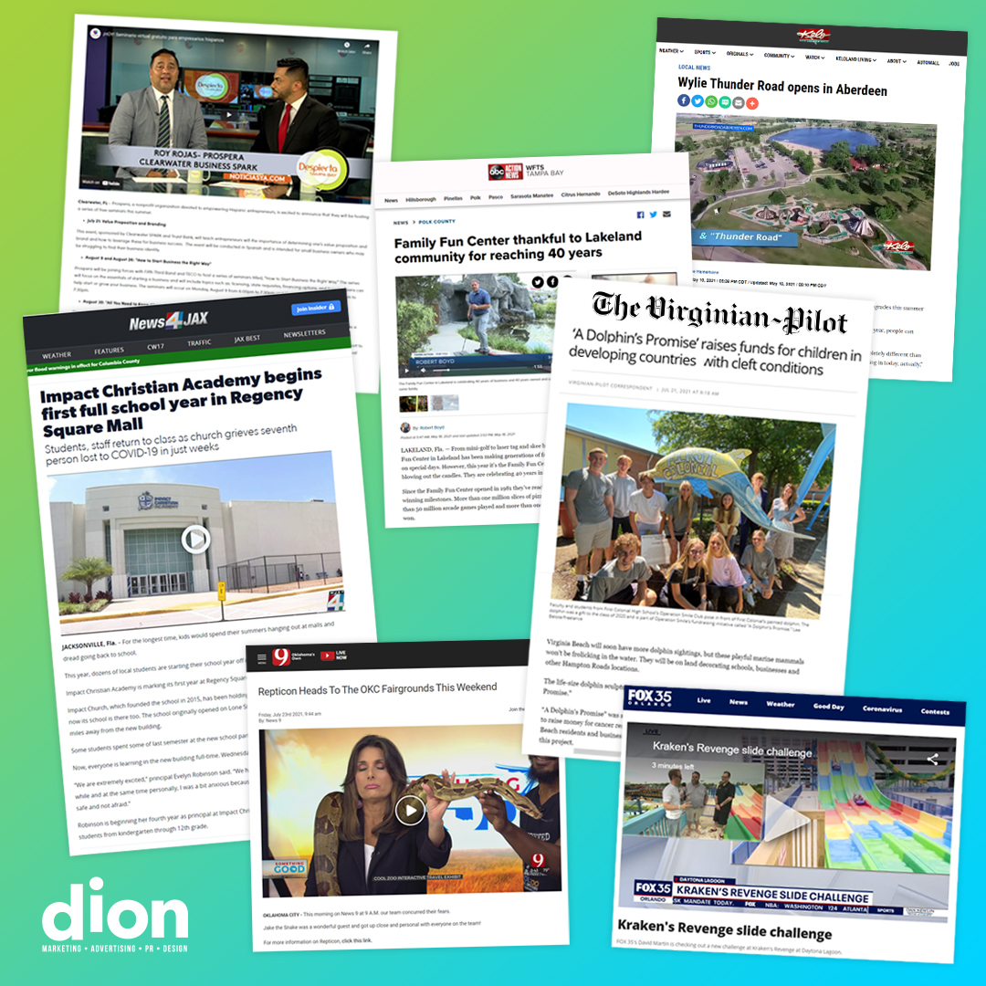 DionMarketing's tweet photo. Do you have a public relations strategy? Regardless of the size of your business, it’s important to have a one.  Read our latest blog to find out multiple reasons why you should have a PR strategy if you don't already.  #PRstrategy #wednesdaywisdom https://t.co/kGChTybwbo https://t.co/ptKNA8mcMp