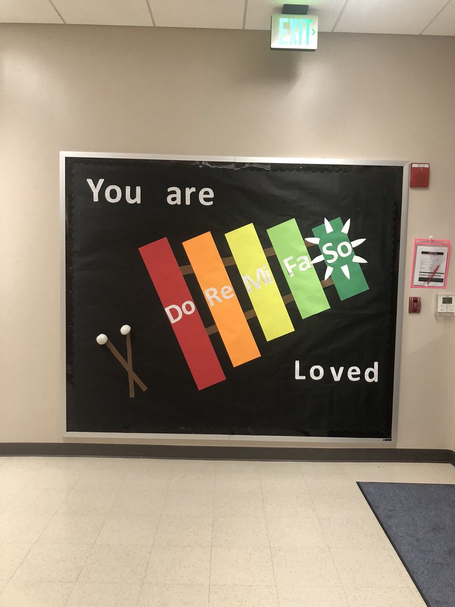 Loving our hallway board this year! <a href="/HoneygoElem/">Honeygo Elementary</a> @BCPSMusic <a href="/MrsRitcheyMusic/">Dani Ritchey</a>