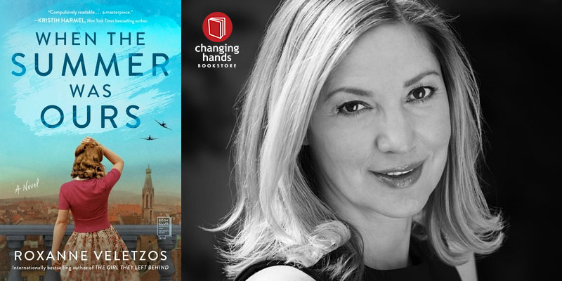changinghands's tweet photo. 8/27 @ 7pm/10ET — International bestseller Roxanne Veletzos (@r_veletzos) presents WHEN THE SUMMER WAS OURS, an epic World War II novel of star-crossed lovers separated by class, circumstance, and tragedy.

Moderated by @JillianCantor.

🎟️ https://t.co/ZAi5j9UM21 https://t.co/sHmyrsWamH