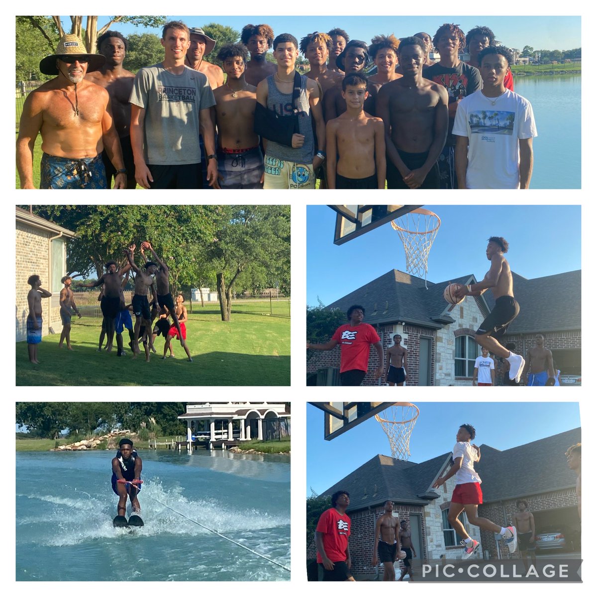 Great team building day on the lake!!