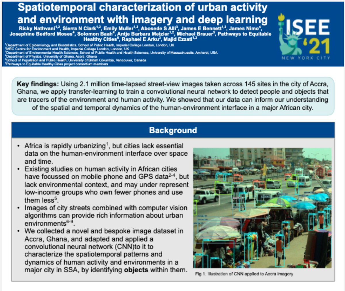 Sierra Clark (@sierraclark2) on Twitter photo Hey #ISEE2021 attendees, if you are interested in #streetview imagery collected over space and time and #deeplearning methods to characterise #urban environments and activities, head over to poster P-098 ! <a href="/ThickNavyRain/">Ricky Nathvani</a> <a href="/mathwis_emily/">Emily Muller</a> <a href="/allliabosede/">allisarah</a> <a href="/Pathways2Equity/">Pathways to Equitable Healthy Cities</a> Hey #ISEE2021 attendees, if you are interested in #streetview imagery collected over space and time and #deeplearning methods to characterise #urban environments and activities, head over to poster P-098 ! <a href="/ThickNavyRain/">Ricky Nathvani</a> <a href="/mathwis_emily/">Emily Muller</a> <a href="/allliabosede/">allisarah</a> <a href="/Pathways2Equity/">Pathways to Equitable Healthy Cities</a>