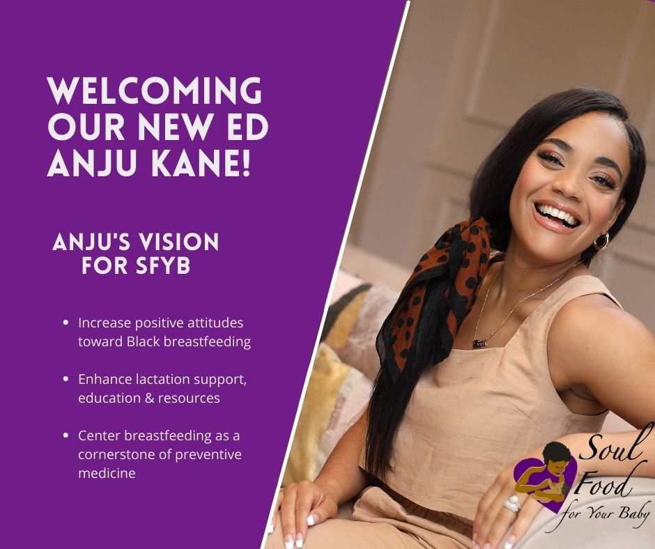 SFYB's tweet photo. We're proud to announce the selection of our new Executive Director Anju Kane!  Anju is a public health professional, birth equity advocate, and community leader who is committed to improving Black maternal and infant health.  We look forward to her leadership!
#blkbfing https://t.co/bxe5seKL7y