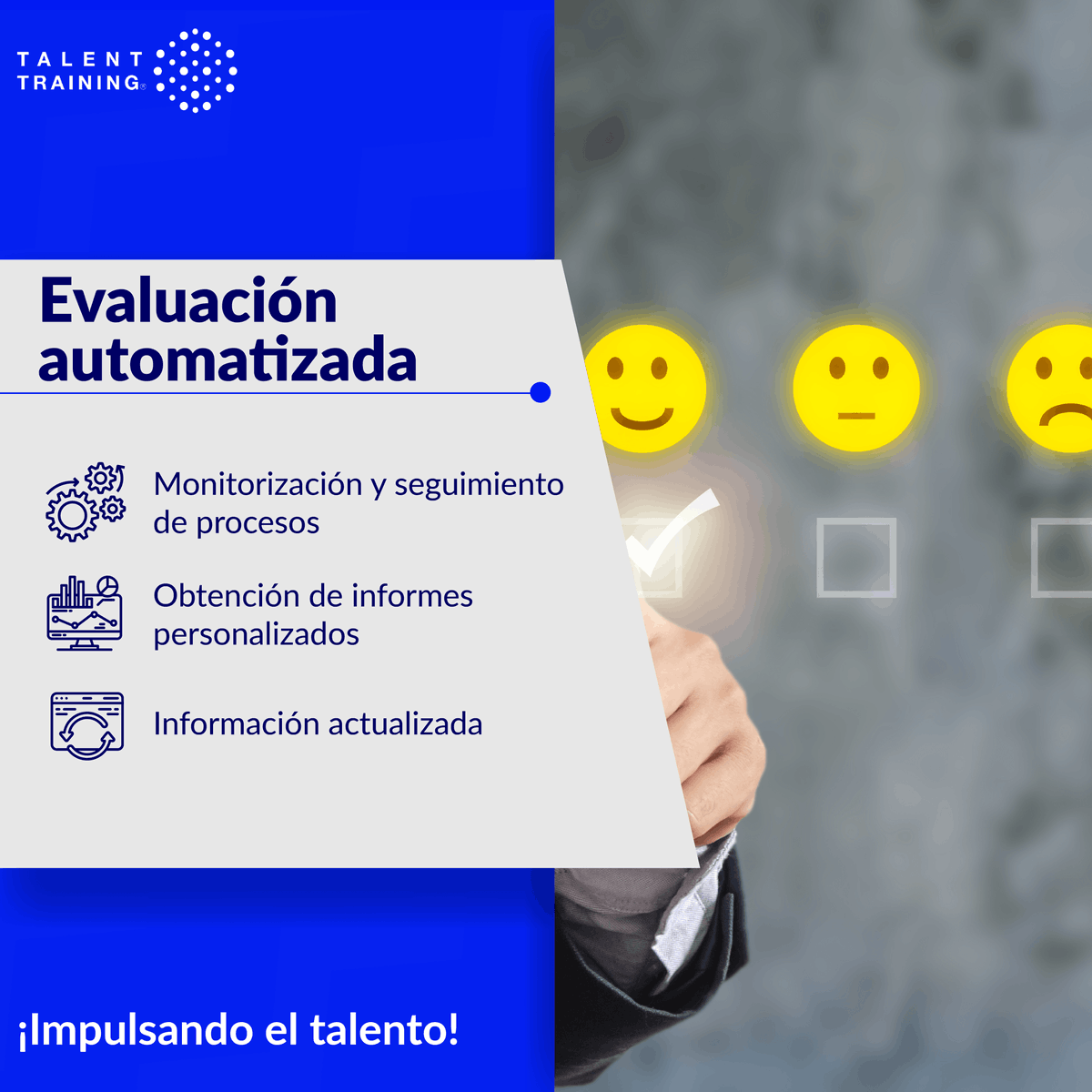 Focus4Growth_'s tweet photo. 💻 Utiliza la tecnología en tus evaluaciones.

Impulsa tu talento con Talent Training.
.
.
.
#TalentTraining #Plataforma #CapacitaciónVirtual #ConsultoríaDigital #Evaluación #RRHH https://t.co/VJANaWMmeV