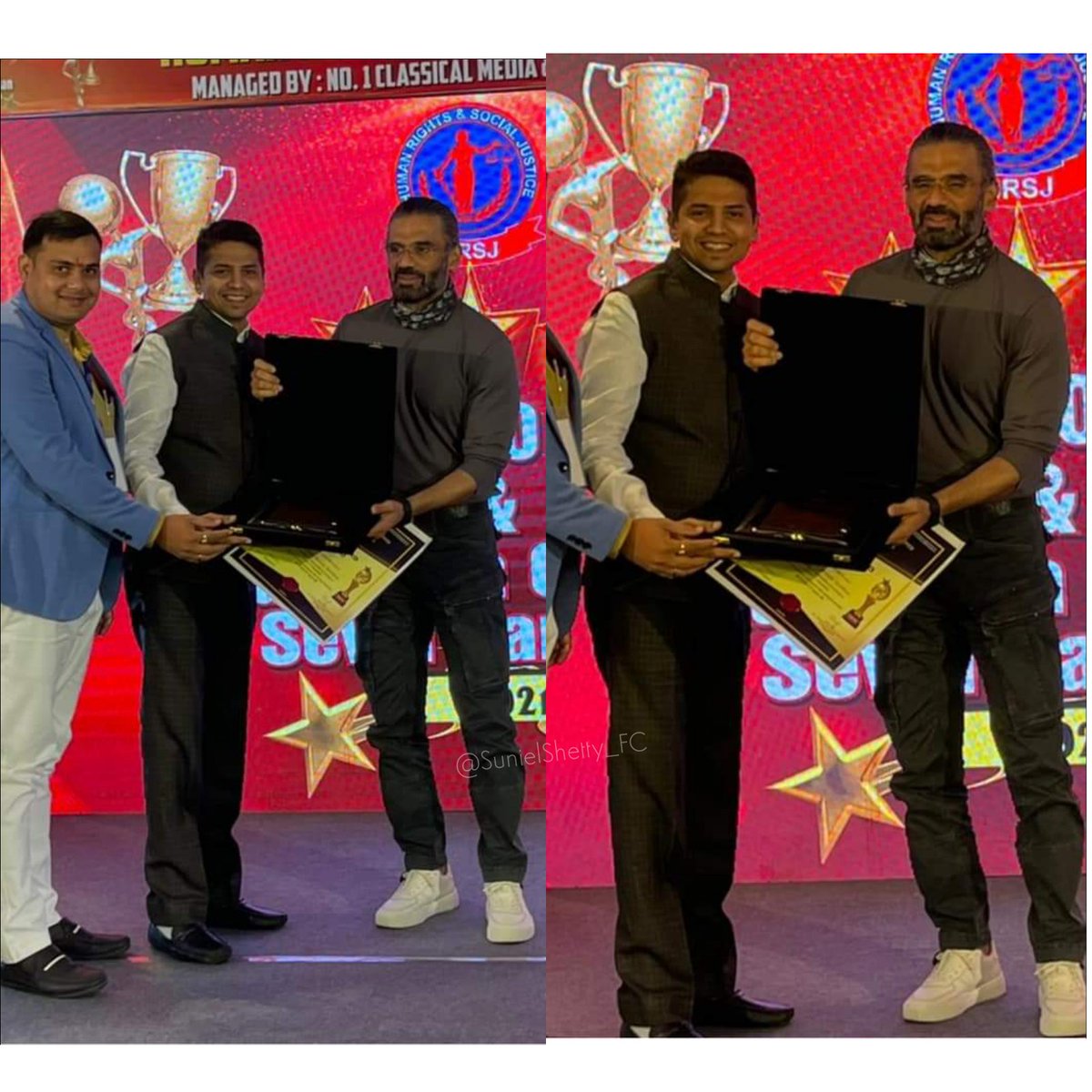 Kailash55562110's tweet photo. Super Fit, Stylish and Handsome @SunielVShetty Sir during Super Hero Award 2021 in Patna Bihar 
❤️❤️ ❤️❤️❤️❤️❤️❤️❤️
#SunielShetty https://t.co/oBRvXdDjca
