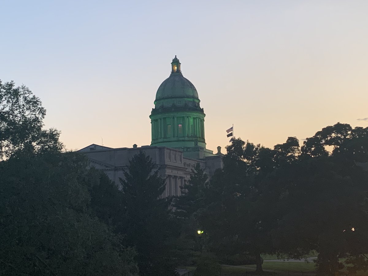GovAndyBeshear's tweet image. Today’s loss of 65 Kentuckians is devastating. Please keep those green lights on to show compassion. ^AB