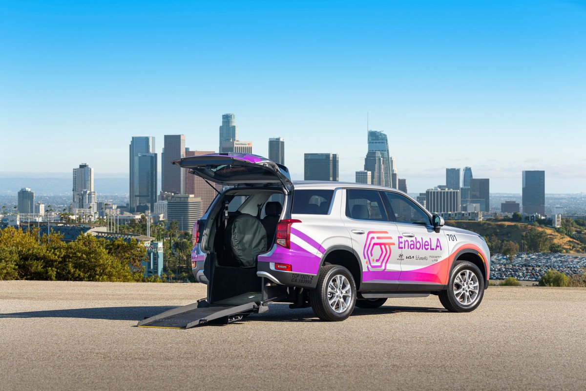 Life Rolls On (@liferollson) on Twitter photo Go anywhere in Los Angeles with #EnableLA, the newest on-demand or scheduled wheelchair accessbie SUVs! Powered by <a href="/Hyundai/">Hyundai USA</a> Motor, Kia, MoceanLab, & ButterFLi to assist people facing mobility challenges. Try a EnableLA with $30 discount until 10th, Sep!
 EnableLA.com Go anywhere in Los Angeles with #EnableLA, the newest on-demand or scheduled wheelchair accessbie SUVs! Powered by <a href="/Hyundai/">Hyundai USA</a> Motor, Kia, MoceanLab, & ButterFLi to assist people facing mobility challenges. Try a EnableLA with $30 discount until 10th, Sep!
 EnableLA.com