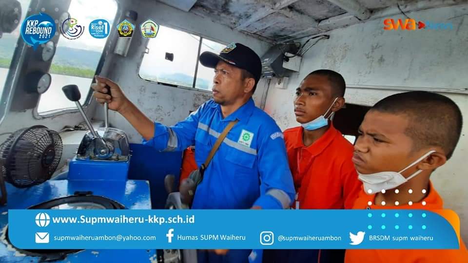 SUPM_WAIHERU's tweet photo. 2 minggu berada di Kampus utk melaksanakan Kegiatan MOS Bagi Calon siswa Prodi.NKPI ANG.34 SUPM Waiheru, mereka juga mendapat kesempatan untuk Pembelajaran secara langsung di Kapal Latih KM.Alalunga @bsuprakto @jais0306
#menterikelautanperikanan
#saktiwahyutrenggono
#menterikkp https://t.co/BPfsPTZltd