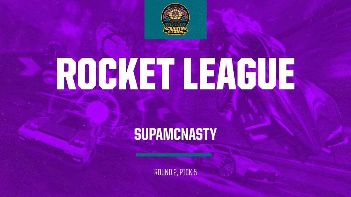 ScrantonStorm's tweet photo. Our #rocketleague squad continues to come together with SupaMcnasty joining us in #electriccity 🌩

#tecleagues #esports https://t.co/Pq9MDxbEBz