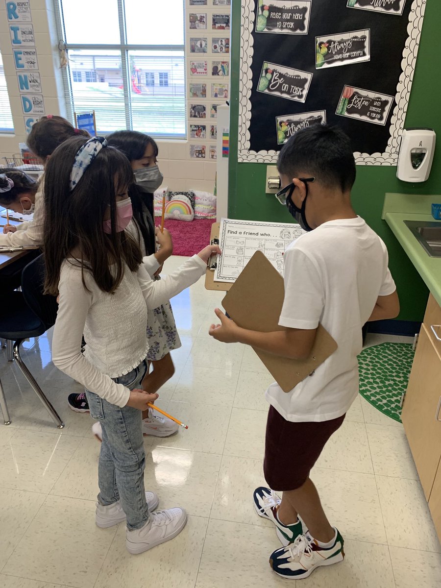 We are having so much fun in second grade <a href="/NISDFields/">Fields Elementary</a>. We are getting to know one another to build our classroom family bond.